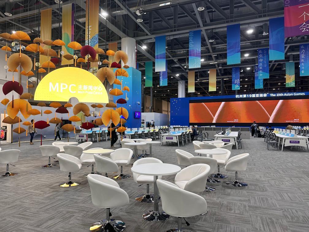 亚运会前看浙江丨传递赛事精彩 记录亚运故事——杭州会主媒体中心探营观察